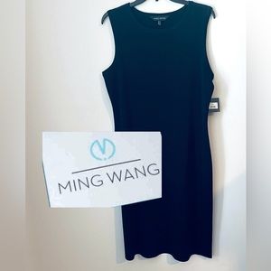 Ming Wang Black Sleeveless Dress